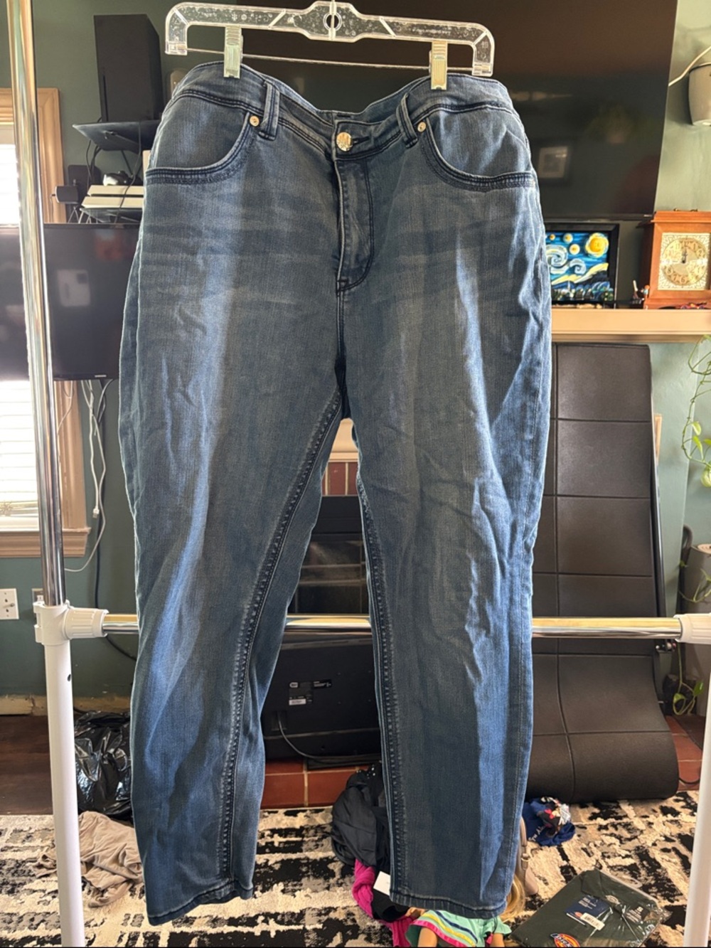 Melissa McCarthy Dark Indigo Skinny Jeans